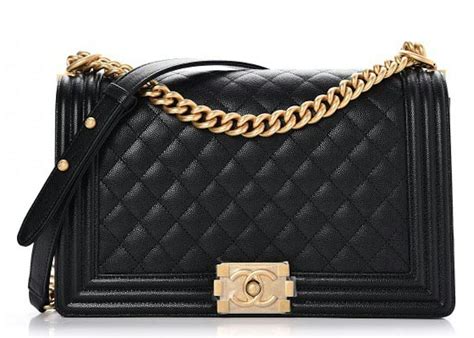 chanel boy caviar new medium|Chanel Boy Flap Quilted Caviar Diamond New Medium Black.